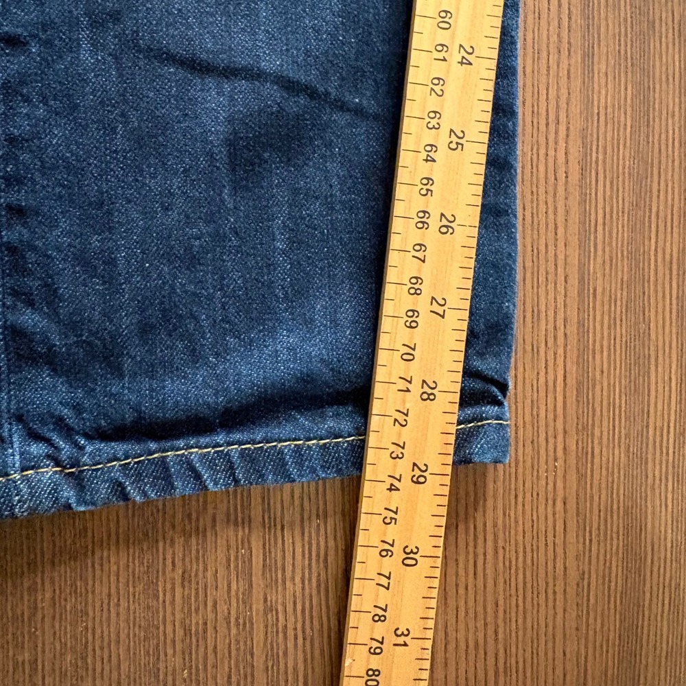 Levi's 513 Slim Straight Jeans Mens 30x30 Dark Blue Excellent Indigo Denim - Picture 4 of 10